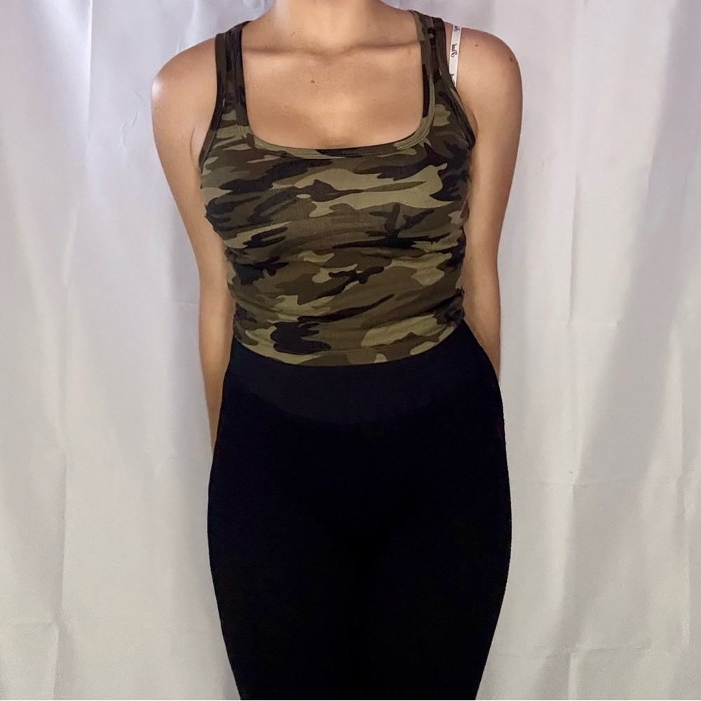 Camo Print Women's Tank Top